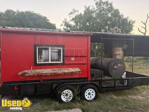 2006 8' x 10' Smokehouse Pit Trailer Barbecue Food Concession Trailer