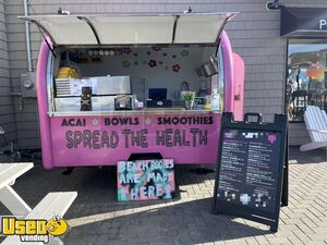 Compact 2021 Smoothie & Acai Bowl Catering Concession Trailer