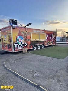 2023 - 30' Kitchen Food Concession Trailer with Pro Fire System