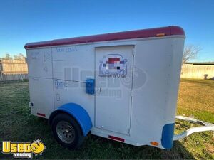 Used - Insulated Concession Trailer Cute Mobile Street Vending Unit