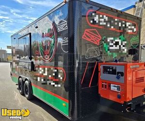 2024 8.5' x 18' Kitchen Food Concession Trailer with Pro-Fire System