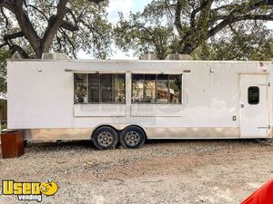 2021 28' Kitchen Food Concession Trailer with Fire Suppression & Bathroom
