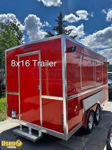 Well Equipped - 2025 8' x 16' Kitchen Food Concession Trailer