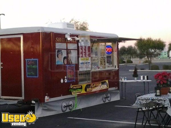 8' x 14' Shaved Ice / Coffee Concession Trailer