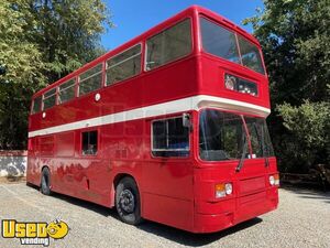 Head-Turning 32' Diesel Leyland Olympian Wood-Fired Pizza Double Decker Bus