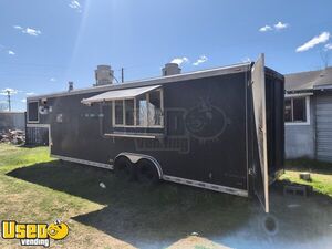 40' BBQ Food Concession Trailer Mobile Kitchen w/ Commercial Old Hickory Rotisserie