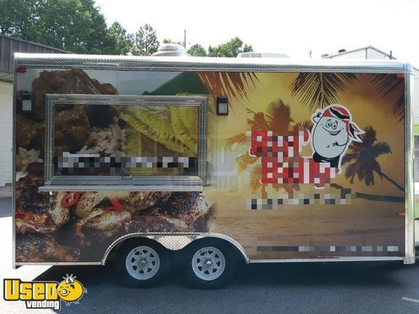 2017 - 8.5' x 16' Food Concession Trailer