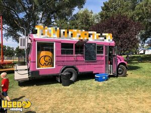 Inspected International Bluebird Used Diesel Food Truck w/ Wood Fired Tandoor