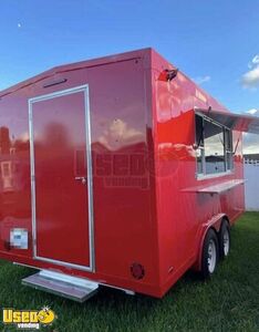 New - 2022 8' x 16' Kitchen Food Trailer | Food  Concession Trailer