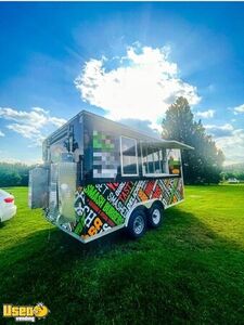Fully Equipped 2023 Kitchen Food Concession Trailer with Pro-Fire System