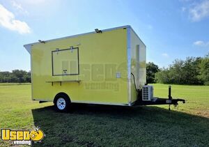 NEW - 2025 8.5' x 14' Kitchen Food Concession Trailer with Fire Suppression System