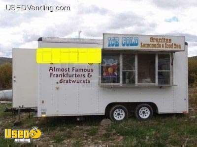 1995 - 8' x 16' Wells Cargo Concession Trailer