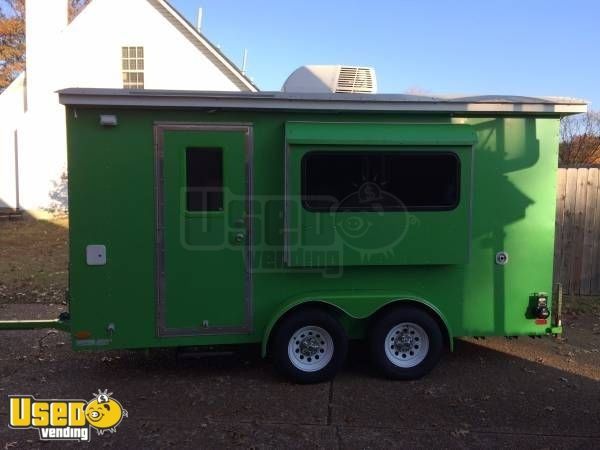 8' x 14' Shaved Ice Concession Trailer
