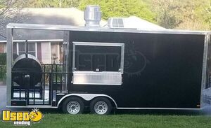 Used 2020 Mobile Barbecue Food Concession Trailer with Porch