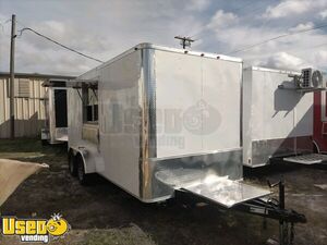 LIKE NEW- Ready To Go 7.5' x 16' Mobile Kitchen Unit / New Food Concession Trailer