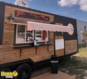 Clean and Appealing - 2024 28' Coffee Trailer with Inside Bar | Beverage Concession Trailer