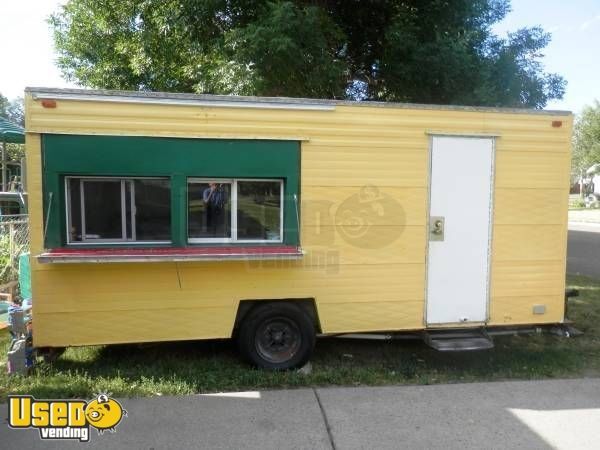 8' x 16' Food Concession Trailer