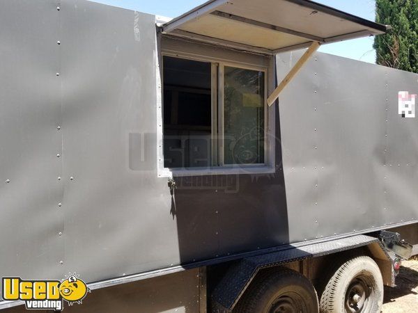 Used 2005 9' x 16' Mobile Kitchen Unit / Ready to Go Food Concession Trailer