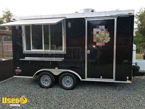 2016 Continental Cargo 8' x 14' Mobile Kitchen Food Concession Trailer