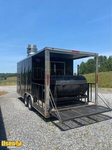 2020 - Freedom Mobile BBQ Unit - Barbecue Food Trailer with Porch