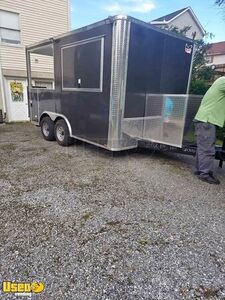 NEW - 2025 8.5' x 14' Barbecue Food Trailer with Porch | Concession Trailer