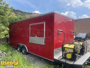 NEWLY BUILT 2022 8.5   x 21   Freedom Mobile Kitchen Food Concession Trailer w/ Fire Suppression