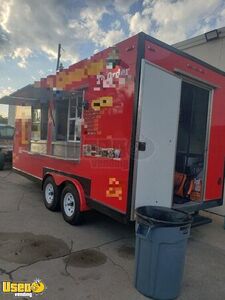 2022 - 8' x 18' Food Concession Trailer with Pro-Fire System