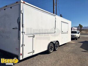 2018 Haulmark 24' Concession Trailer Double Side Open-Air Mobile Food Unit w/ Business Option