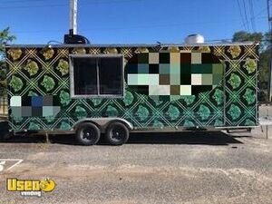 LIKE NEW 2021 - 8' x 24' Mobile Kitchen & BBQ Concession Trailer w/Pro-Fire Suppression