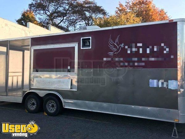 2013 - 8.5' x 24'  Food Concession Trailer with Porch