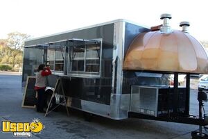 2020 - 8.5' x 27' Turnkey Licensed High Output Wood-Fired Pizza Concession Trailer