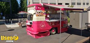 PINK 2013 - 8' x 12' VW Bus-Style Head-Turning Ice Cream Concession Trailer