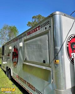 2018 Nicely Equipped - 8' x  32' Barbecue Concession Trailer / Mobile BBQ Rig