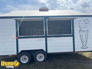 Homebuilt - 8' x 18' Concession Trailer with Porch | Mobile Street Vending Unit