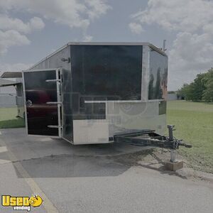 2022 - 8.5' x 24' Concession Trailer Basic Mobile Food Unit with 6' Porch