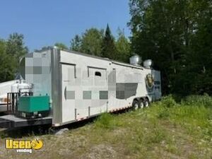 2019 8.5' x 32' Kitchen Food Concession Trailer with Bathroom