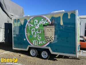 2024 7' x 13' Boba Tea and Lemonade Concession Trailer with HCD Insignia