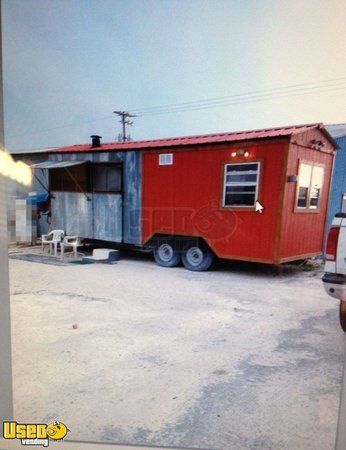 8' x 24' BBQ Concession Trailer