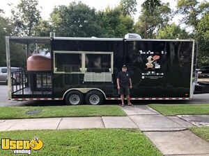 2019 - 8.5' X 26' Freedom Wood Fired Pizza Trailer with 6' Porch and Bathroom