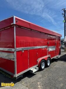 NEW - 8' x 22' 2020 Kitchen Food Concession Trailer with Porch | Mobile Food Unit