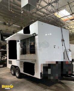 NEW - 2022 8' x 14' Kitchen Food Trailer with Fire Suppression System | Concession Trailer