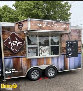 2015 14' Worldwide Kitchen Food Concession Trailer with Fire Suppression System