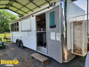 2016 8' x 24' Barbecue Food Concession Trailer with Porch