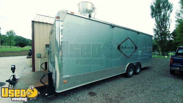 2017 - 8.5' x 27' Freedom Food Concession Trailer with a 2018 Kitchen