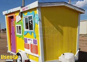 Turnkey 6' x 12' Mobile Snowball Business / Fully Rebuilt Shaved Ice Concession Trailer