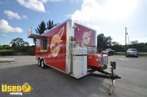 2019 - 8' x 20' Lightly Used Commercial Kitchen Food Concession Trailer
