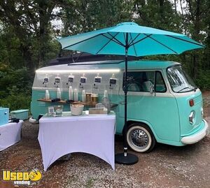 Charming 1975 Volkswagen Mobile Bar Beverage Truck with 2022 - 20' Car Hauler w/ Winch