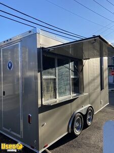 Like-New 2020 Worldwide 7' x 16' Commercial Kitchen Concession Trailer