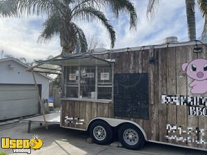 Turnkey Ready 2013 World Wide 8' x 16' BBQ Concession Trailer w/ 3 Smokers