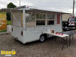 Ready to Serve Wells Cargo 7' x 12' Mobile Food Concession Trailer